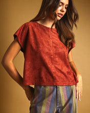 Load image into Gallery viewer, SUEDE CROP TOP