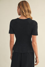 Load image into Gallery viewer, Bouclé Knit Peplum Pullover