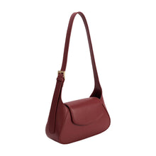 Load image into Gallery viewer, Melody Burgundy Recycled Vegan Leather Shoulder Bag