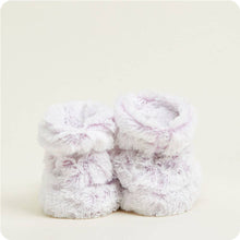 Load image into Gallery viewer, Marshmallow Lavender Warmies Boots Top Selling Wellness Item