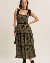 Load image into Gallery viewer, The Amelia-Joy Tiered Midi Dress