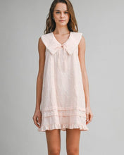 Load image into Gallery viewer, The Angie Embroidered Palm Print Mini Dress