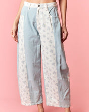 Load image into Gallery viewer, The Ava Twill Patch Crop Denim Pant