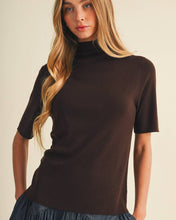 Load image into Gallery viewer, Mock-Neck Fine-Gauge Knit Pullover