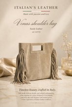 Load image into Gallery viewer, VENAS - Suede leather handbag