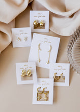 Load image into Gallery viewer, Celestial - Starburst Mini Hoop - Gold Earrings