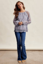 Load image into Gallery viewer, Floral Embroidered Lace Blouse