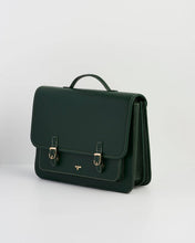 Load image into Gallery viewer, Into the Woods Green Large Satchel Backpack