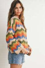 Load image into Gallery viewer, The Clare Color Block Sweater