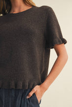 Load image into Gallery viewer, Lettuce-Edge Ruffle-Trim Pullover