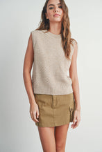 Load image into Gallery viewer, Sleeveless Crew Neck Sweater Knit Vest