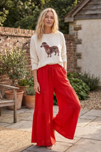 Load image into Gallery viewer, Linen Wide Leg Palazzo Pants