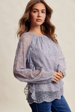 Load image into Gallery viewer, Floral Embroidered Lace Blouse