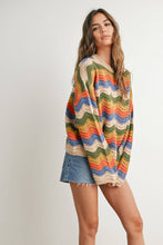 Load image into Gallery viewer, The Clare Color Block Sweater