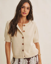 Load image into Gallery viewer, WEEKEND COFFEE COTTON KNIT CARDIGAN