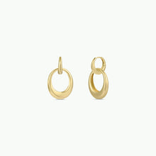 Load image into Gallery viewer, Gold Hoop - Coupled - Earrings