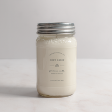 Load image into Gallery viewer, Cozy Cabin Mason Jar Candle