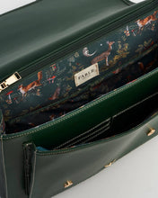 Load image into Gallery viewer, Into the Woods Green Large Satchel Backpack