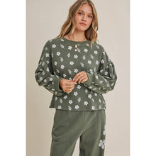 Load image into Gallery viewer, FLORA TERRY PULLOVER SWEATSHIRT