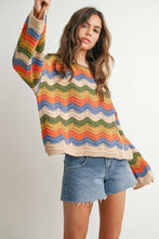 Load image into Gallery viewer, The Clare Color Block Sweater