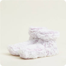Load image into Gallery viewer, Marshmallow Lavender Warmies Boots Top Selling Wellness Item