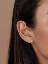 Load image into Gallery viewer, Gold Butterfly Stud Earrings