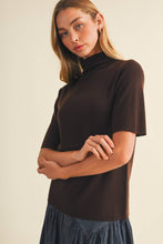 Load image into Gallery viewer, Mock-Neck Fine-Gauge Knit Pullover