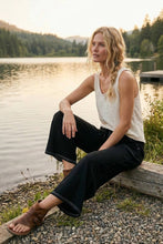 Load image into Gallery viewer, Relaxed Wide Leg Lightweight Drawstring Knit Pants