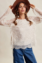 Load image into Gallery viewer, Floral Embroidered Lace Blouse