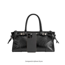 Load image into Gallery viewer, Rhonda Olive Recycled Vegan Leather Top Handle Bag