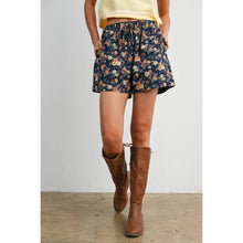 Load image into Gallery viewer, Women's Floral Drawstring Shorts