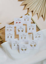 Load image into Gallery viewer, Sun Ray - White Opal - Gold Earrings