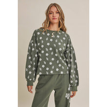 Load image into Gallery viewer, FLORA TERRY PULLOVER SWEATSHIRT