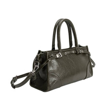Load image into Gallery viewer, Rhonda Olive Recycled Vegan Leather Top Handle Bag