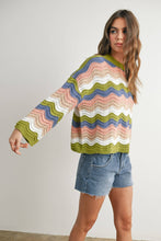 Load image into Gallery viewer, The Clare Color Block Sweater