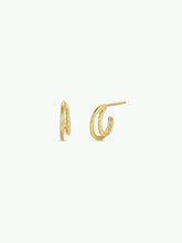 Load image into Gallery viewer, Gold Hoop - Double - Earrings