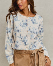 Load image into Gallery viewer, The Juliet Floral Print Cardigan Sweater