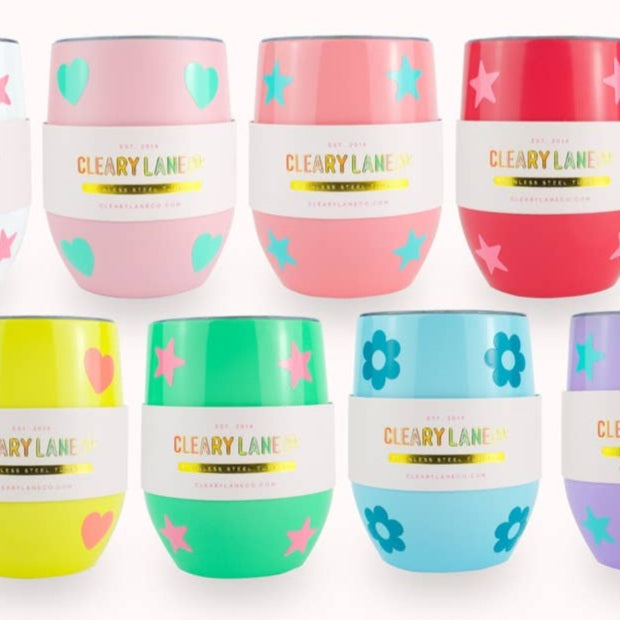 Cheery Wine Tumblers Wisp and Willow Boutique