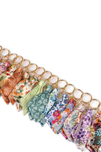 Load image into Gallery viewer, Floral Satin Keychain
