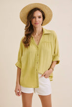 Load image into Gallery viewer, BRENDA GAUZE BUTTON-DOWN SHIRT
