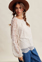 Load image into Gallery viewer, Floral Embroidered Lace Blouse
