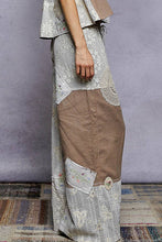 Load image into Gallery viewer, Solid Lace Patch Detail Woven Pants
