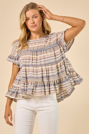 The Brenda Baby Doll Top