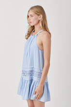 Load image into Gallery viewer, Online Exclusive Halter Neck Trim Lace with Folded Detail Dress

