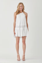 Load image into Gallery viewer, Online Exclusive Halter Neck Trim Lace with Folded Detail Dress
