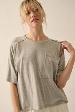 Load image into Gallery viewer, Easy Fit Mineral-Wash Slub Knit Tee
