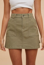 Load image into Gallery viewer, The Belinda Cargo Mini Skirt
