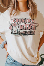 Load image into Gallery viewer, COUNTRY MAMA LONGHORN GRAPHIC TEE

