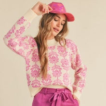 Load image into Gallery viewer, The Amara Floral Sweater
