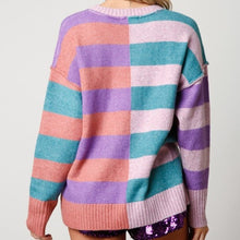 Load image into Gallery viewer, The Eira Color Block Sweater
